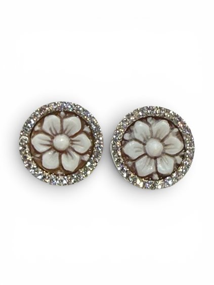Ohrringe Mandile 1922 Dame Cammei  in Silber Conchiglia 2KK49072 - 2KK49072